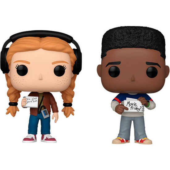 BLISTER 2 FIGURAS POP STRANGER THINGS MAX & LUCAS image 1