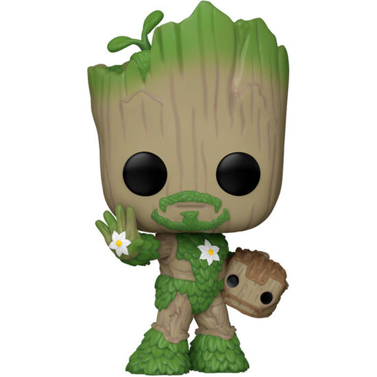 FIGURA POP MARVEL WE ARE GROOT - GROOT AS IRON MAN image 1