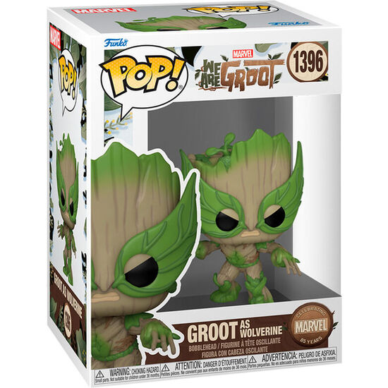 FIGURA POP MARVEL WE ARE GROOT - GROOT AS WOLVERINE image 0