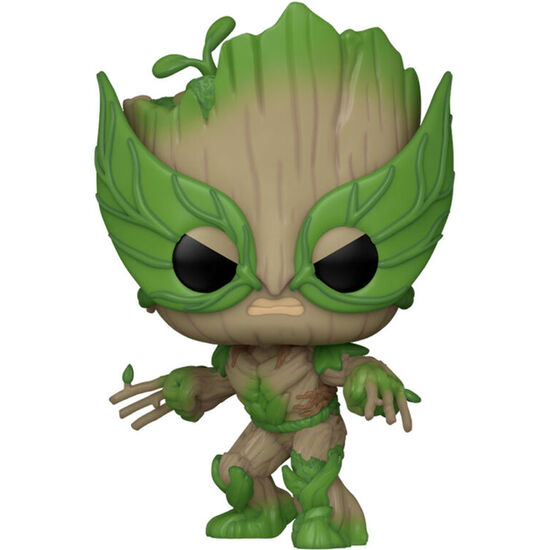 FIGURA POP MARVEL WE ARE GROOT - GROOT AS WOLVERINE image 1