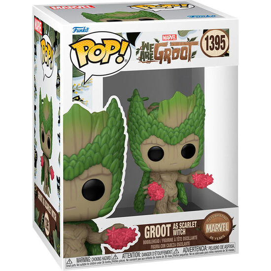 FIGURA POP MARVEL WE ARE GROOT - GROOT AS SCARLET WITCH image 0