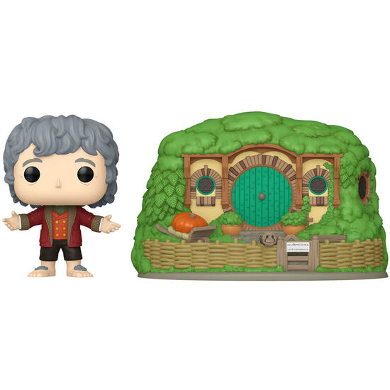 FIGURA POP TOWN EL SEÑOR DE LOS ANILLOS BILBO BAGGINS WITH BAG-END image 0