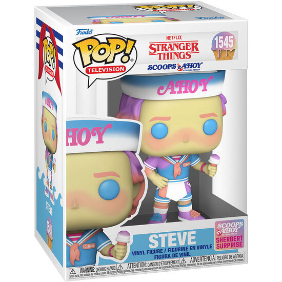 FIGURA POP STRANGER THINGS SCOOPS AHOY STEVE image 0
