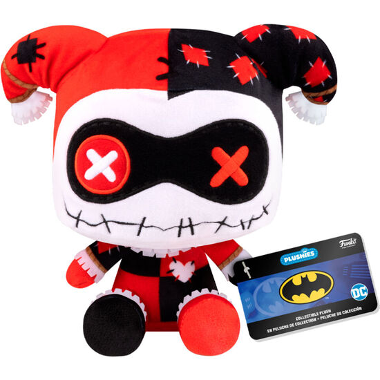 PELUCHE HARLEY QUINN PATCHWORK DC COMICS 17,5CM image 0