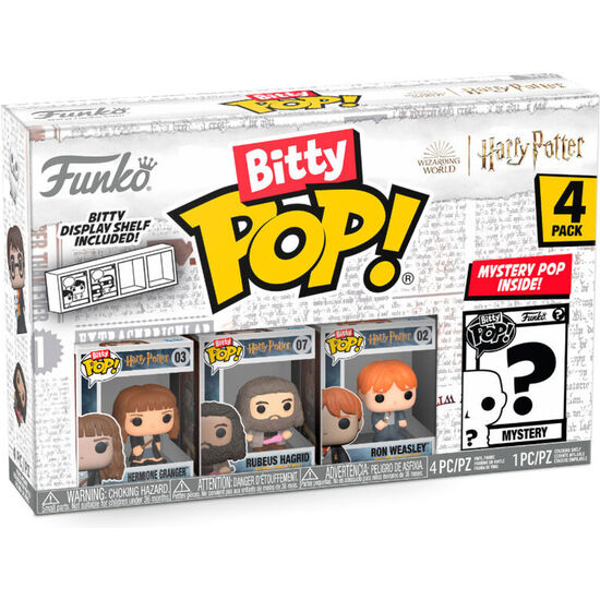 BLISTER 4 FIGURAS BITTY POP HARRY POTTER SURTIDO image 2