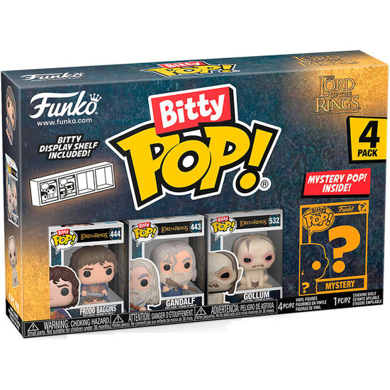 BLISTER 4 FIGURAS BITTY POP EL SEÑOR DE LOS ANILLOS SURTIDO image 3