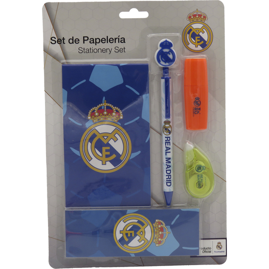 SET PAPELERIA REAL MADRID 5PZS image 0