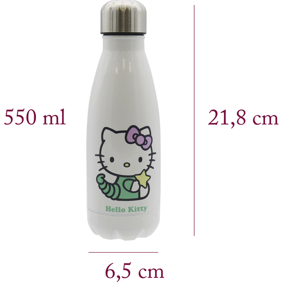 BOTELLA ACERO INOXIDABLE ESCORPIO HELLO KITTY 550ML image 2