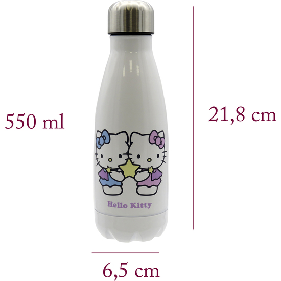 BOTELLA ACERO INOXIDABLE GEMINIS HELLO KITTY 550ML image 2