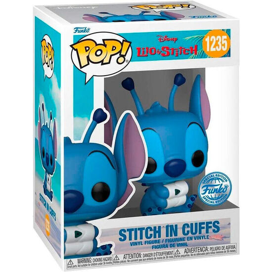 FIGURA POP DISNEY LILO & STITCH - STITCH IN CUFFS EXCLUSIVE image 0
