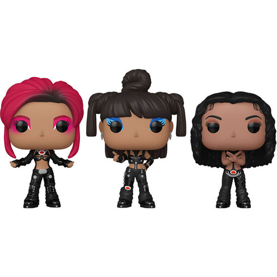 BLISTER 3 FIGURAS POP ROCKS TLC image 0