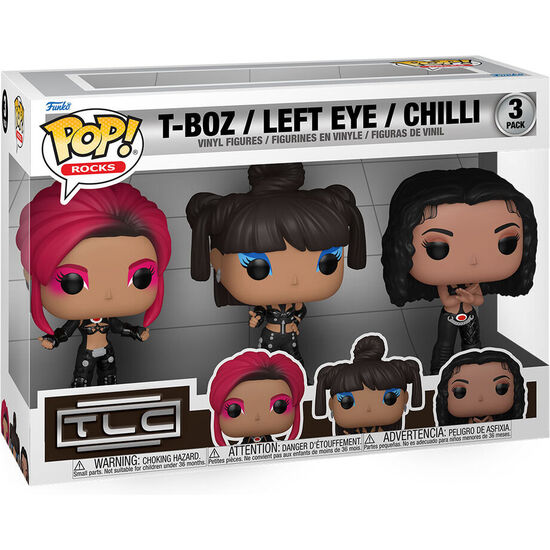 BLISTER 3 FIGURAS POP ROCKS TLC image 1