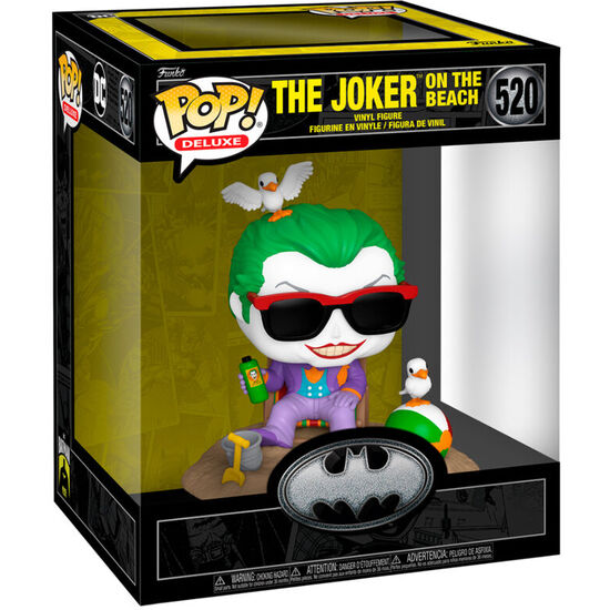 FIGURA POP DELUXE DC COMICS JOKER ON THE BEACH image 0