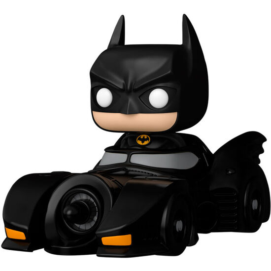 FIGURA POP RIDES DELUXE DC COMICS BATMAN IN BATMOBILE image 1