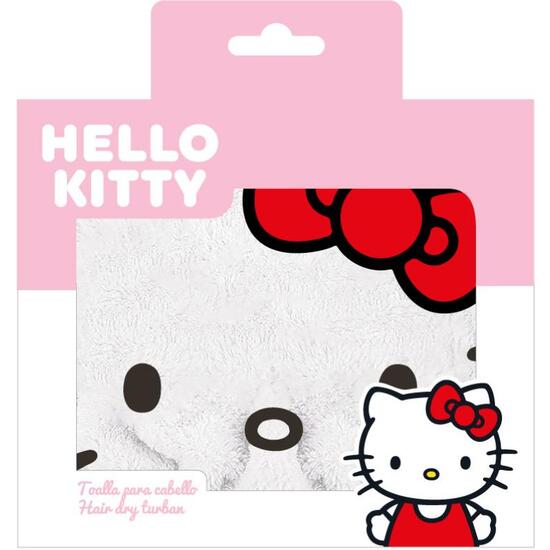 TOALLA PARA CABELLO HELLO KITTY image 0