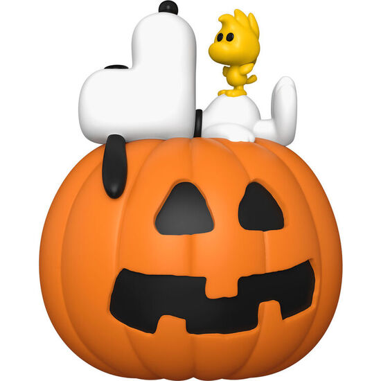FIGURA POP DELUXE PEANUTS SNOOPY & WOODSTOCK WITH PUMPKIN image 1