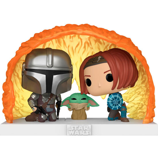 FIGURA POP MOMENTS STAR WARS THE MANDALORIAN GROGU FORCE BARRIER image 1