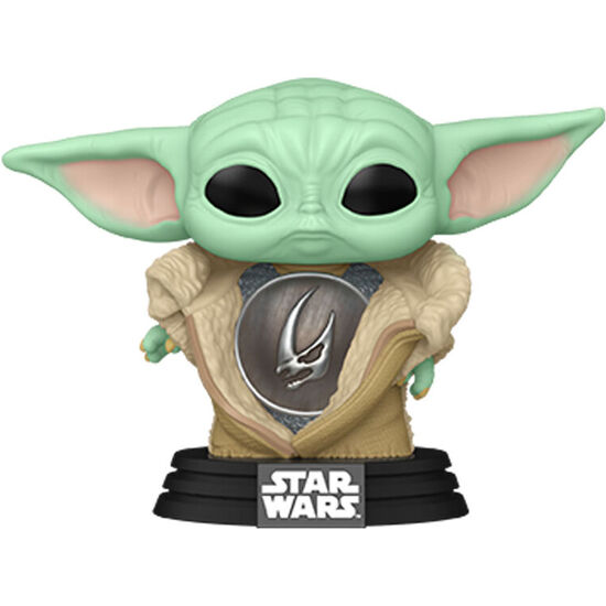 FIGURA POP STAR WARS THE MANDALORIAN DIN GROGU WITH ARMOR image 1