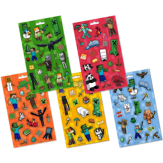 SET PEGATINAS MINECRAFT image 1