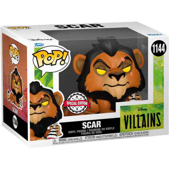 FIGURA POP DISNEY VILLAINS EL REY LEON SCAR EXCLUSIVE image 0