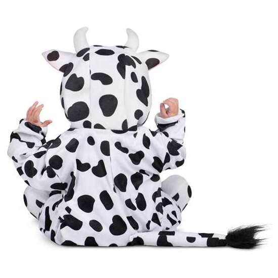 DISFRAZ BEBÉ VAQUITA MONO CON CAPUCHA, COLA Y PATUCOS TALLA 12-24 M image 2
