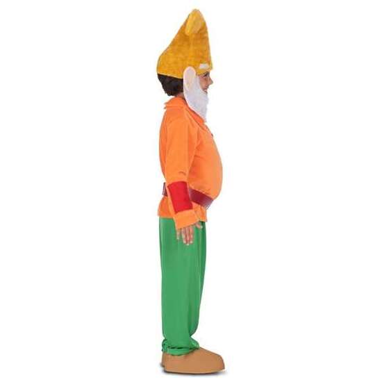 DISFRAZ ENANITO GORRO, BARBA, CASACA, CINTURÓN, PANTALÓN Y CUBREBOTAS TALLA 7-9 Y image 1