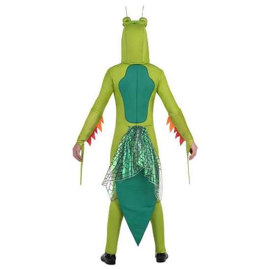 DISFRAZ MANTIS CAPUCHA, MONO Y BRAZALETES TALLA ONE SIZE image 2
