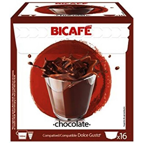 CHOCOLATE, 16 CÁPSULAS BICAFE COMPATIBLES DOLCE GUSTO image 0