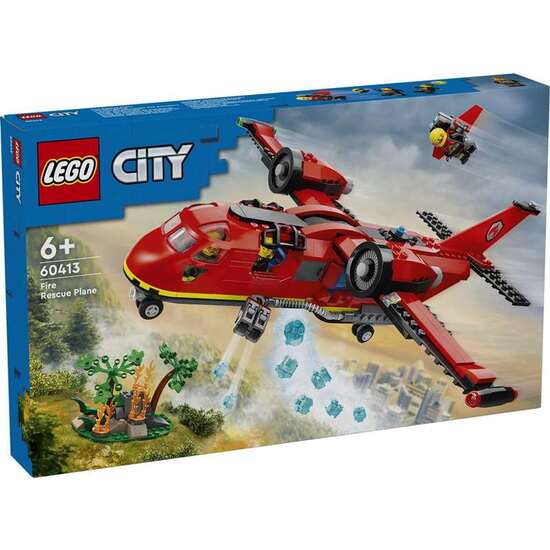 AVIÓN DE RESCATE DE BOMBEROS LEGO CITY image 0