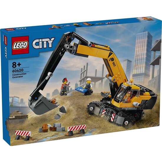 EXCAVADORA DE OBRA AMARILLA LEGO CITY image 0