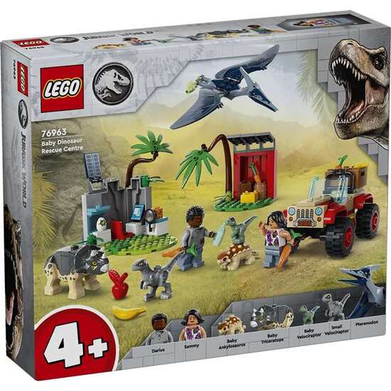 CENTRO DE RESCATE DE CRÍAS DE DINOSAURIO LEGO JURASSIC WORLD image 0