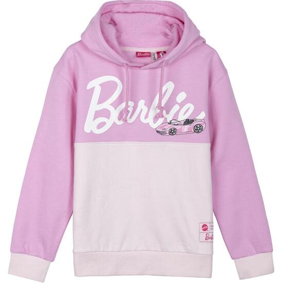 SUDADERA CON CAPUCHA COTTON BRUSHED BARBIE image 0