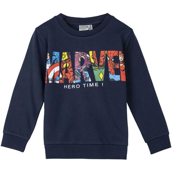 SUDADERA COTTON BRUSHED MARVEL image 0