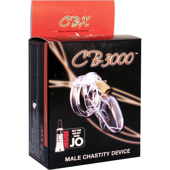 CB-X CB-3000 CHASTITY CAGE CLEAR image 1