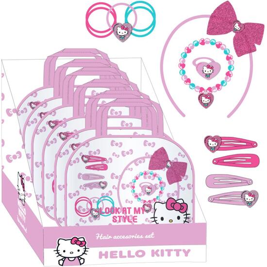 SET DE BELLEZA ACCESORIOS DISPLAY HELLO KITTY image 0