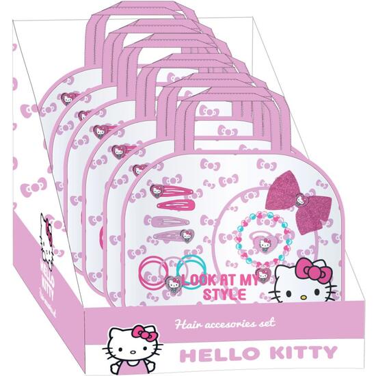 SET DE BELLEZA ACCESORIOS DISPLAY HELLO KITTY image 1