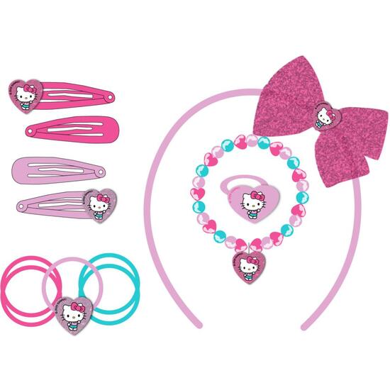 SET DE BELLEZA ACCESORIOS DISPLAY HELLO KITTY image 3