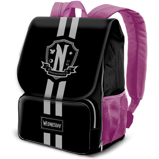 MOCHILA SOLAPA SCHOOL MIERCOLES 45CM image 0
