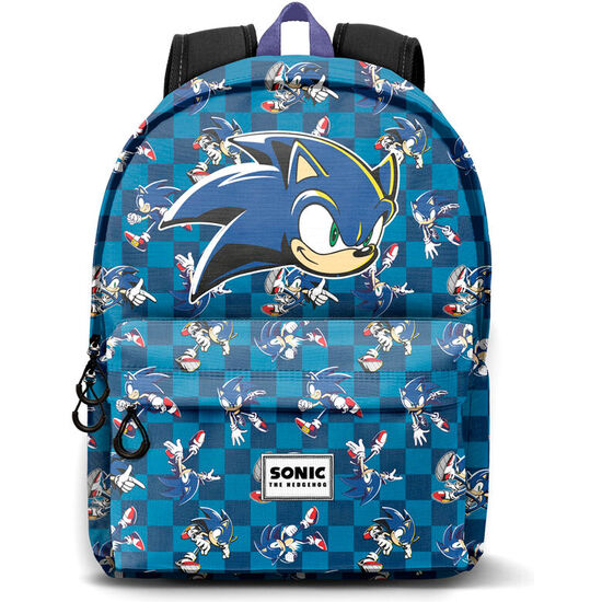 MOCHILA PLUS ACTION SONIC THE HEDGEHOG 43CM ADAPTABLE image 0