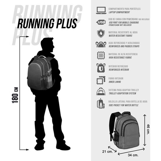 MOCHILA PLUS TOWN SPIDERMAN MARVEL 44CM image 1