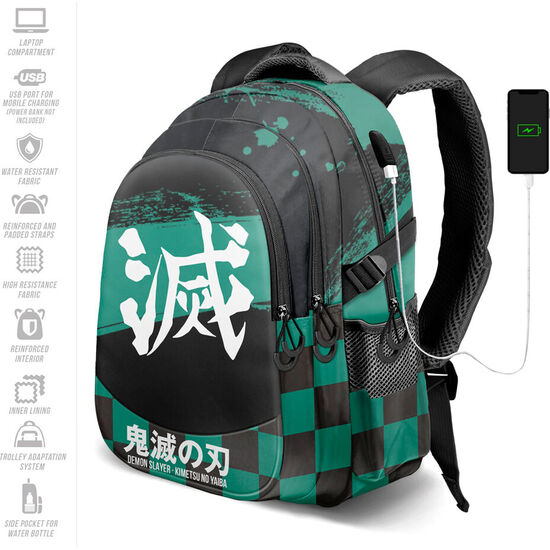 MOCHILA PLUS SUTORIKU DEMON SLAYER KIMETSU NO YAIBA 44CM image 1