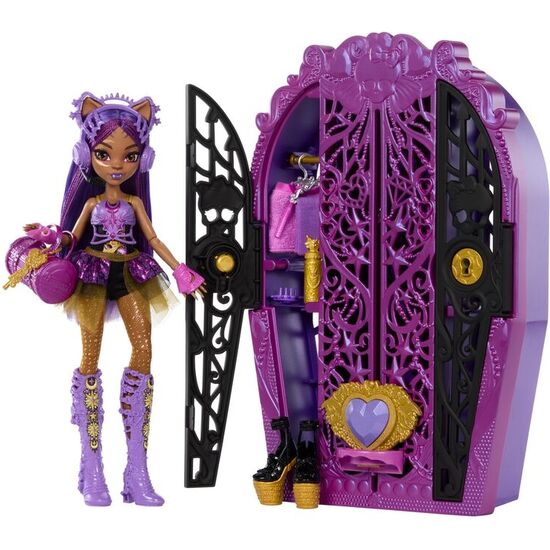 MUÑECA CLAWDEEN WOLF + ARMARIO MONSTER HIGH SKULLTIME SECRETS image 1