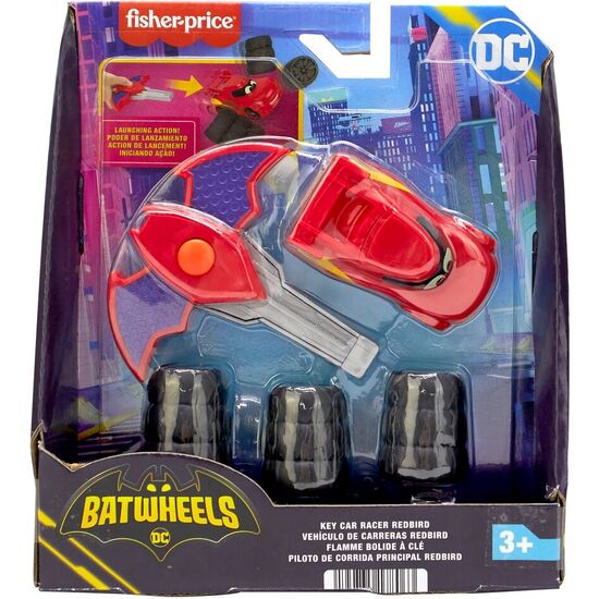 COCHE CON LLAVE BATWHEELS DC COMICS SURTIDO image 1