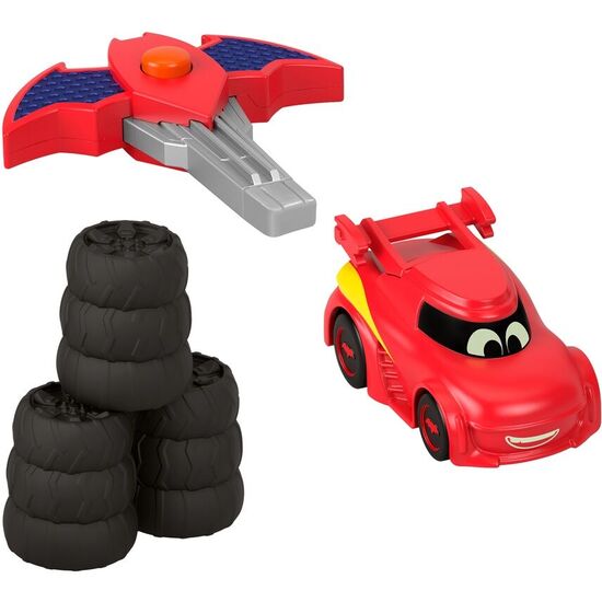 COCHE CON LLAVE BATWHEELS DC COMICS SURTIDO image 3