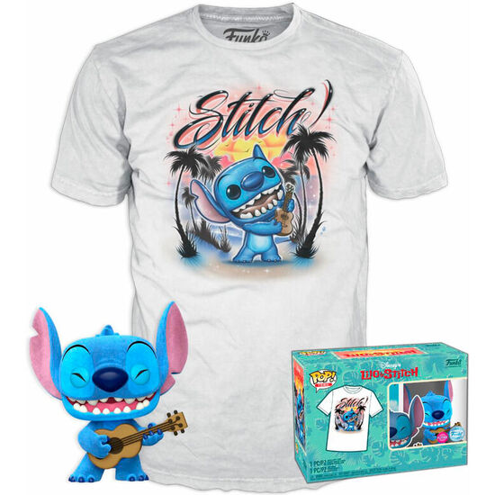 SET FIGURA POP & TEE DISNEY STITCH UKELELE EXCLUSIVE image 0