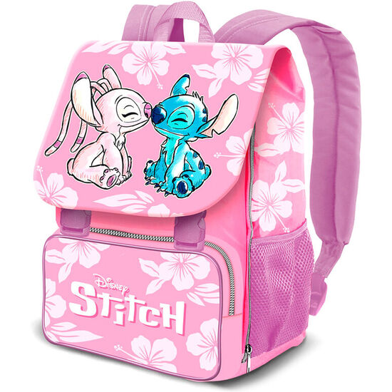 MOCHILA SOLAPA ANGEL & STITCH DISNEY 45CM image 1
