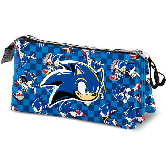 PORTATODO PLUS ACTION SONIC THE HEDGEHOG TRIPLE image 0