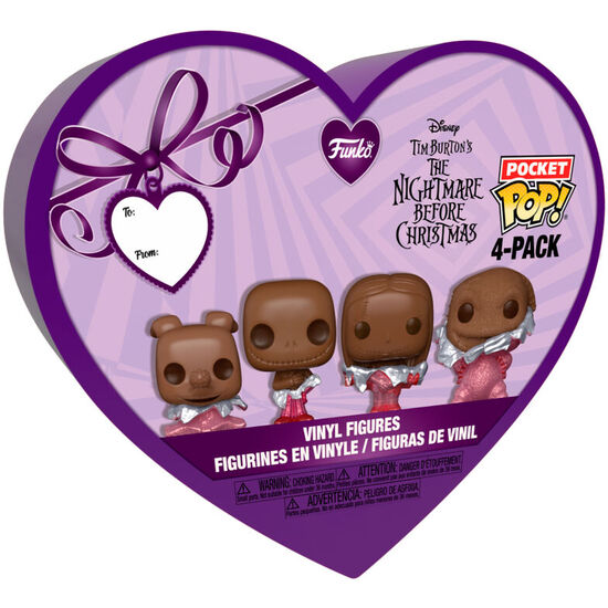 CAJA METALICA 4 POCKET POP DISNEY PESADILLA ANTES DE NAVIDAD image 0