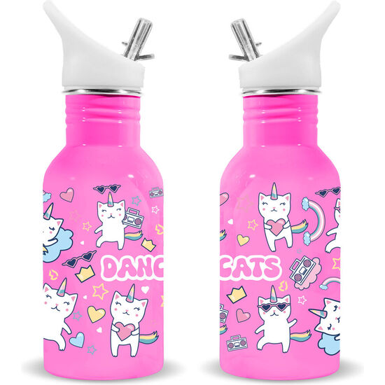CANTIMPLORA ACERO INOXIDABLE GATOS BAILARINES WATER REVOLUTION 500ML image 1
