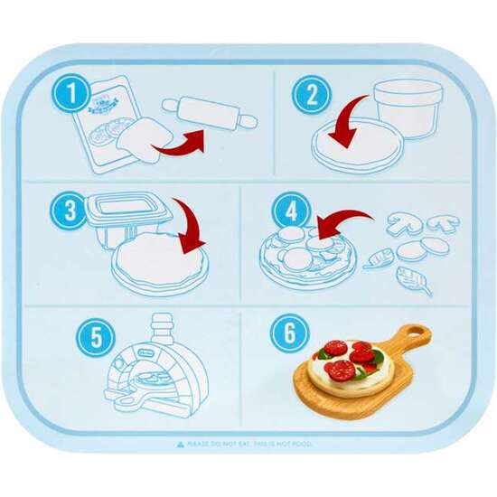 KIT CREATIVO PIZZA DEL CHEF CON MAS DE 18 ACCESORIOS DE COCINA REALISTAS QUE INCLUYEN MASA DE PIZZA, CORTADOR DE PIZZA E INGREDIENTES? image 5